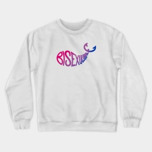 Bisexuwhale Crewneck Sweatshirt